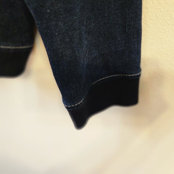 True Religion Men's Sweatshirt XL/TG Crafted With Pride Zip Hoodie Indigo Blue - Picture 9 of 15